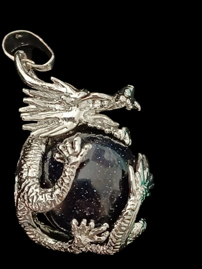 Dragon Natural Stone Pendant Necklaces