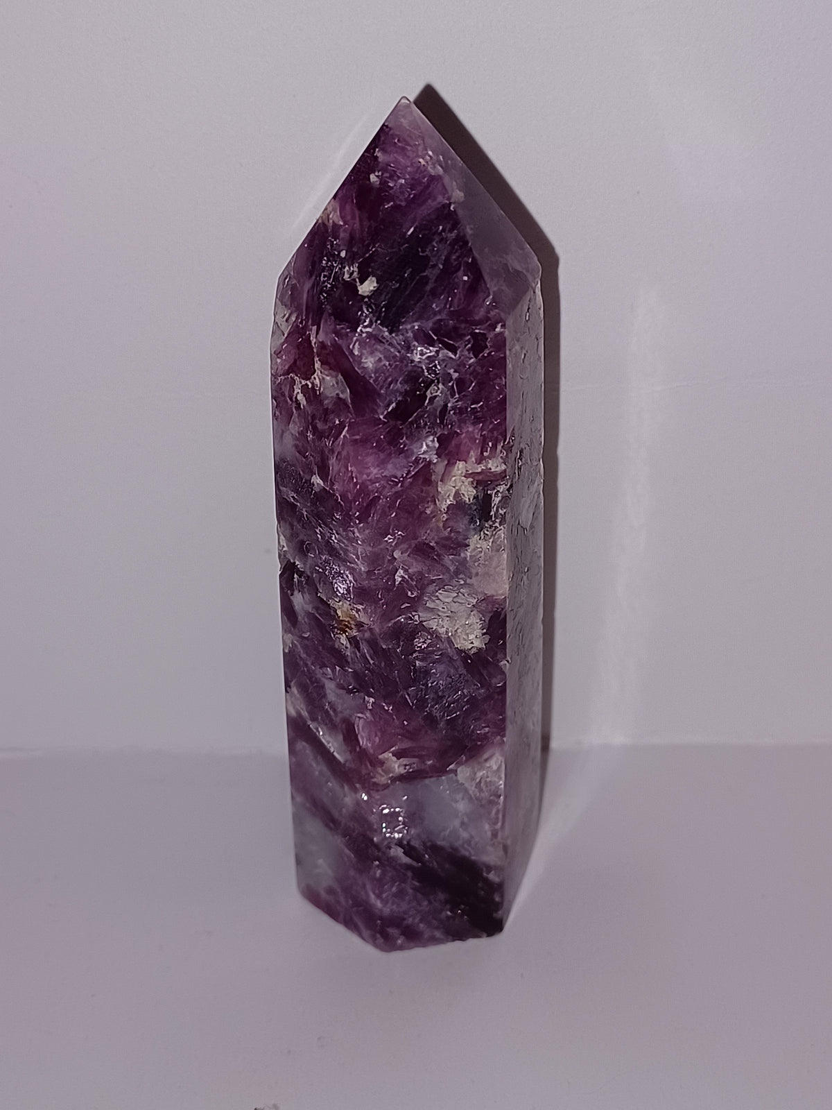 Lepidolite Point