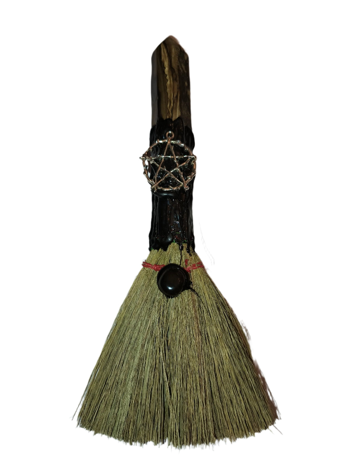 Witch Broom With Pentagram
