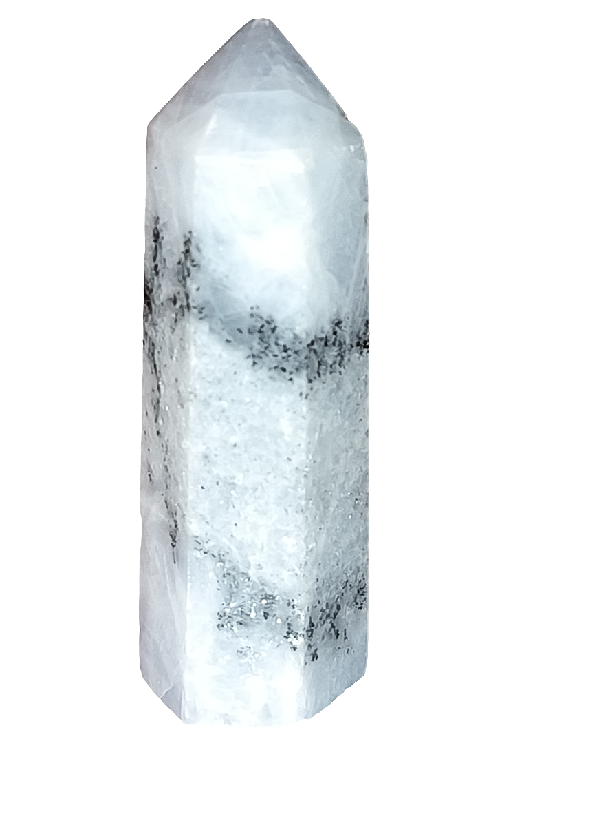 Rainbow Moonstone Point